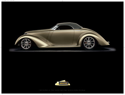 1935 Ford Roadster "Impression" Poster - Clean Tools Automotive