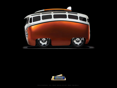1965 Volkswagen Bus "Surf Seeker" Poster - Clean Tools Automotive