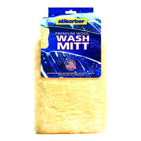 Car Washing Wool Mitt Automotive Cleaning Plush Gloves Breathable